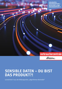 Titelblatt des Unterrichtsmaterials "Sensible Daten"