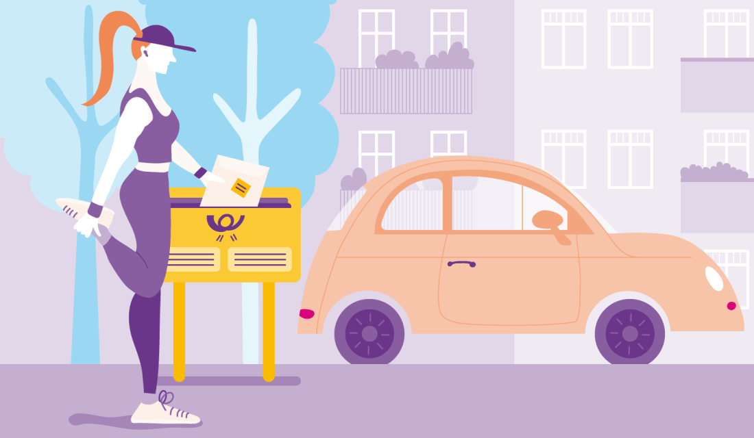 Frau kündigt Fitnessstudiovertrag