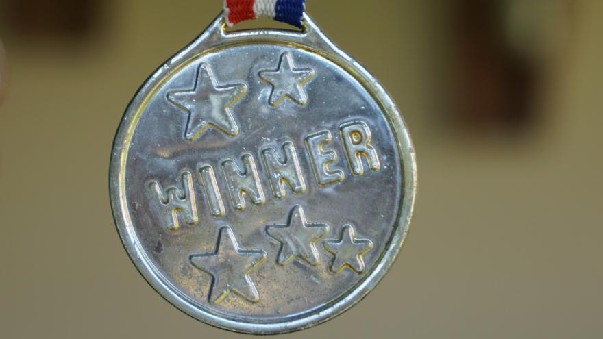 Medaille mit der Aufschrift "Winner"