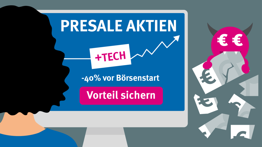 Schmuckbild: Abzockmasche vorbörsliche Aktien