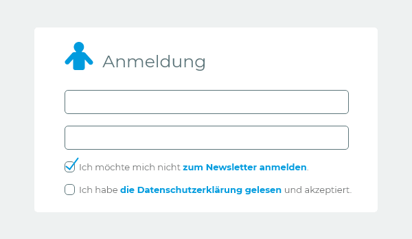 Dark Pattern Undeutliche Formulierung oder Gestaltung